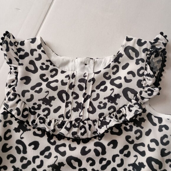 Disney Pippa & Julie Lion King Black and White Dress Girl's Size 6X - Picture 7 of 13
